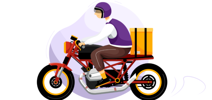 Mensajería en moto